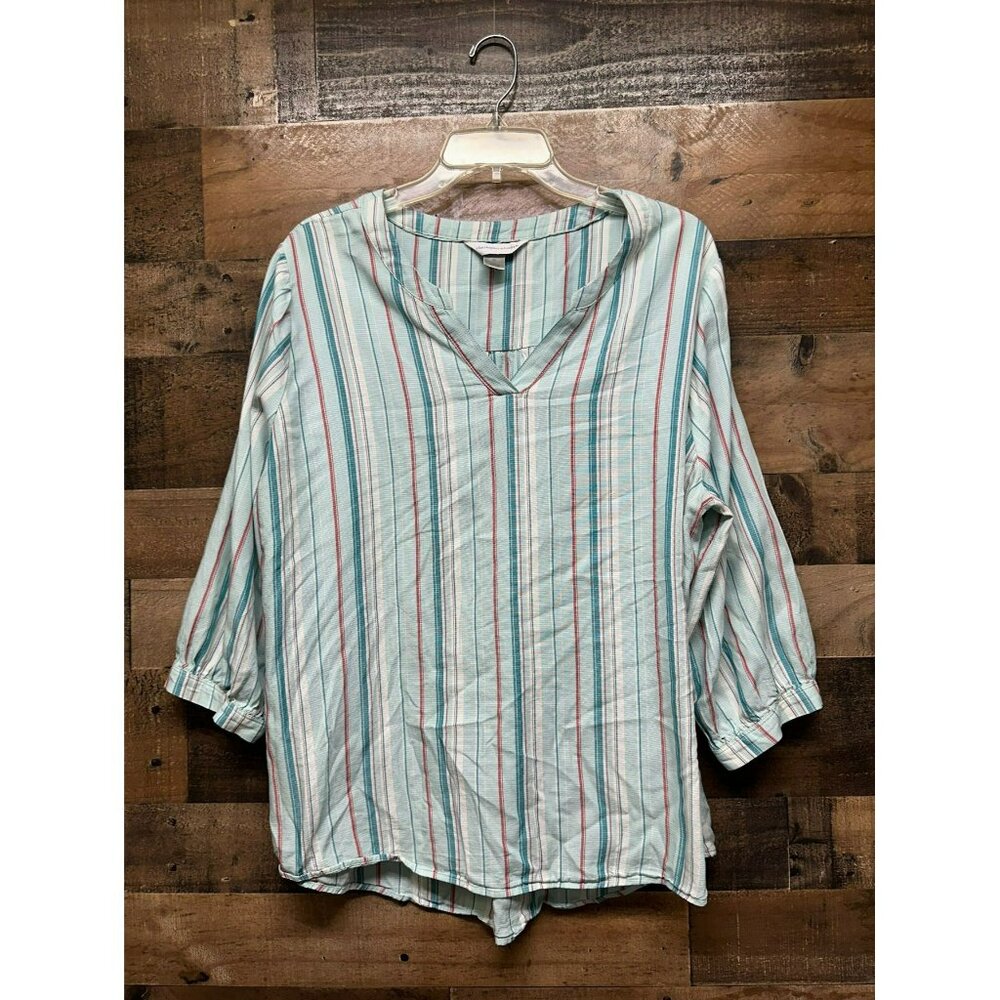 Christopher &‎ Banks Women's V-Neck Blouse Size X-Large